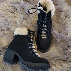 Madden girl fuzzy boots